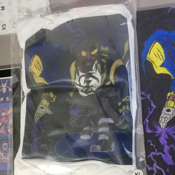 DC Comics- Static Shock Graphic Design T-Shirt - Picture 6 of 10